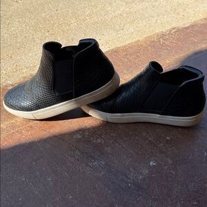 Coconuts by Matisse Black Textured Slip-On Sneakers